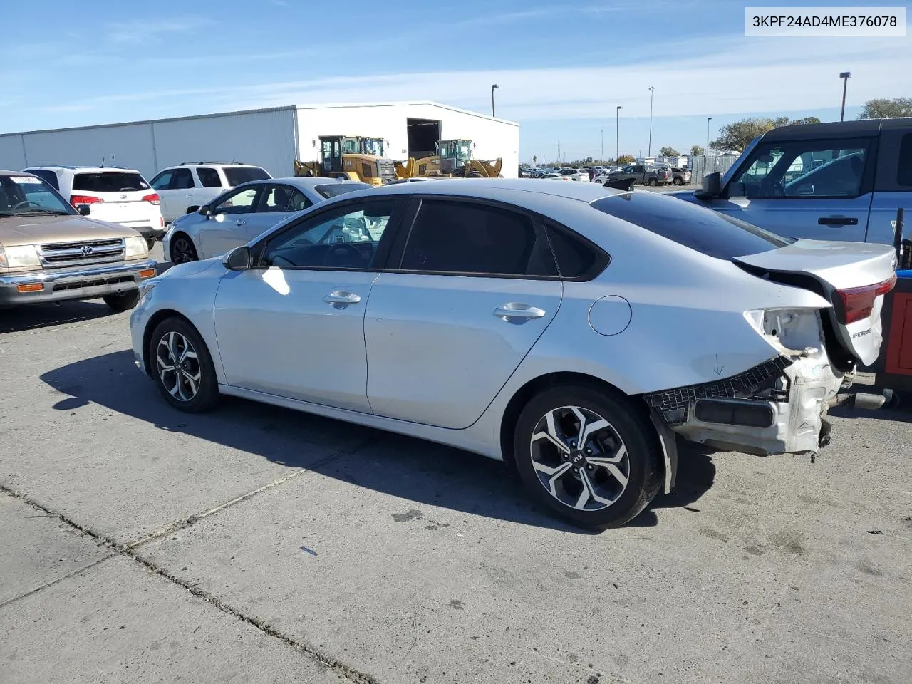 2021 Kia Forte Fe VIN: 3KPF24AD4ME376078 Lot: 79662474