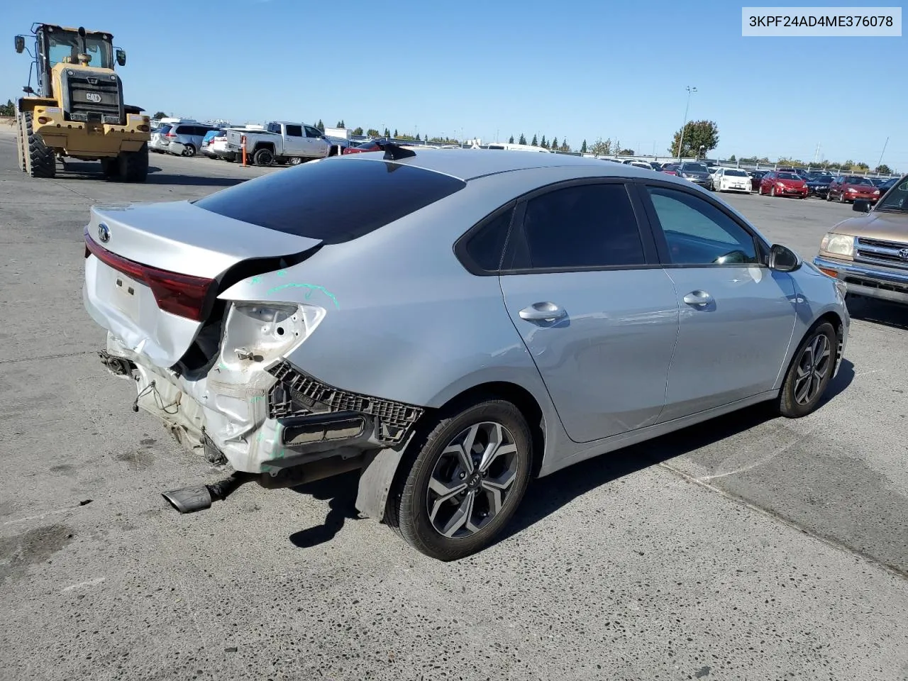 2021 Kia Forte Fe VIN: 3KPF24AD4ME376078 Lot: 79662474