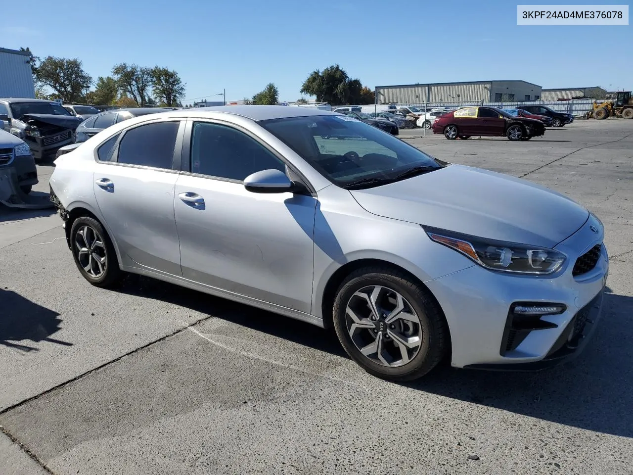 2021 Kia Forte Fe VIN: 3KPF24AD4ME376078 Lot: 79662474