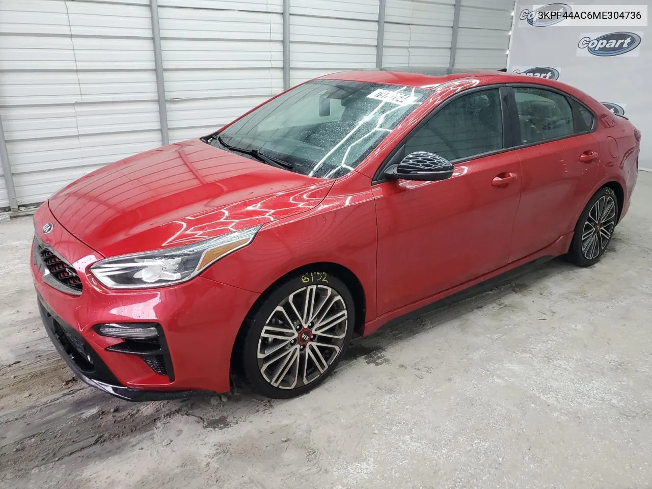 2021 Kia Forte Gt VIN: 3KPF44AC6ME304736 Lot: 79722644