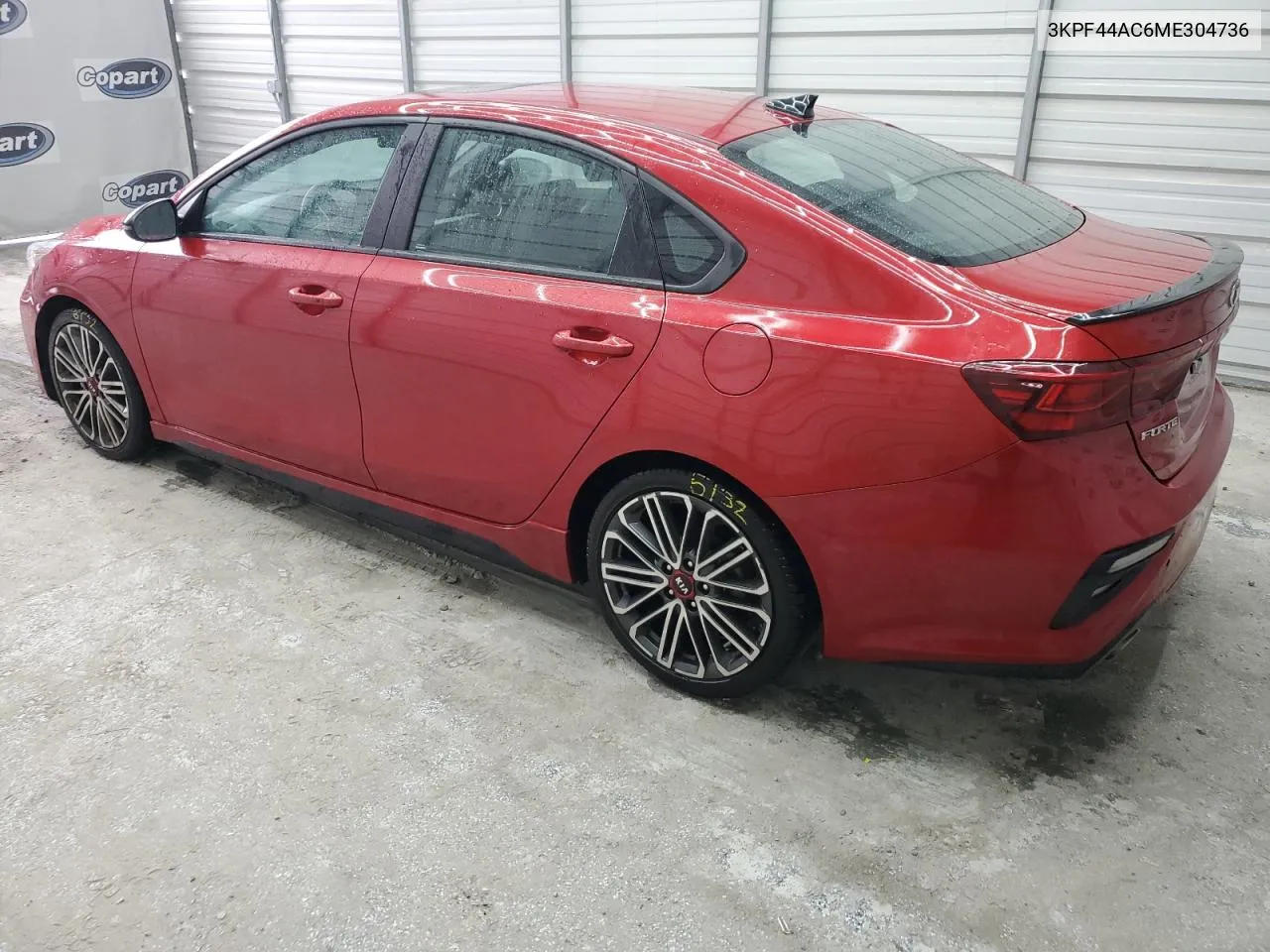 2021 Kia Forte Gt VIN: 3KPF44AC6ME304736 Lot: 79722644