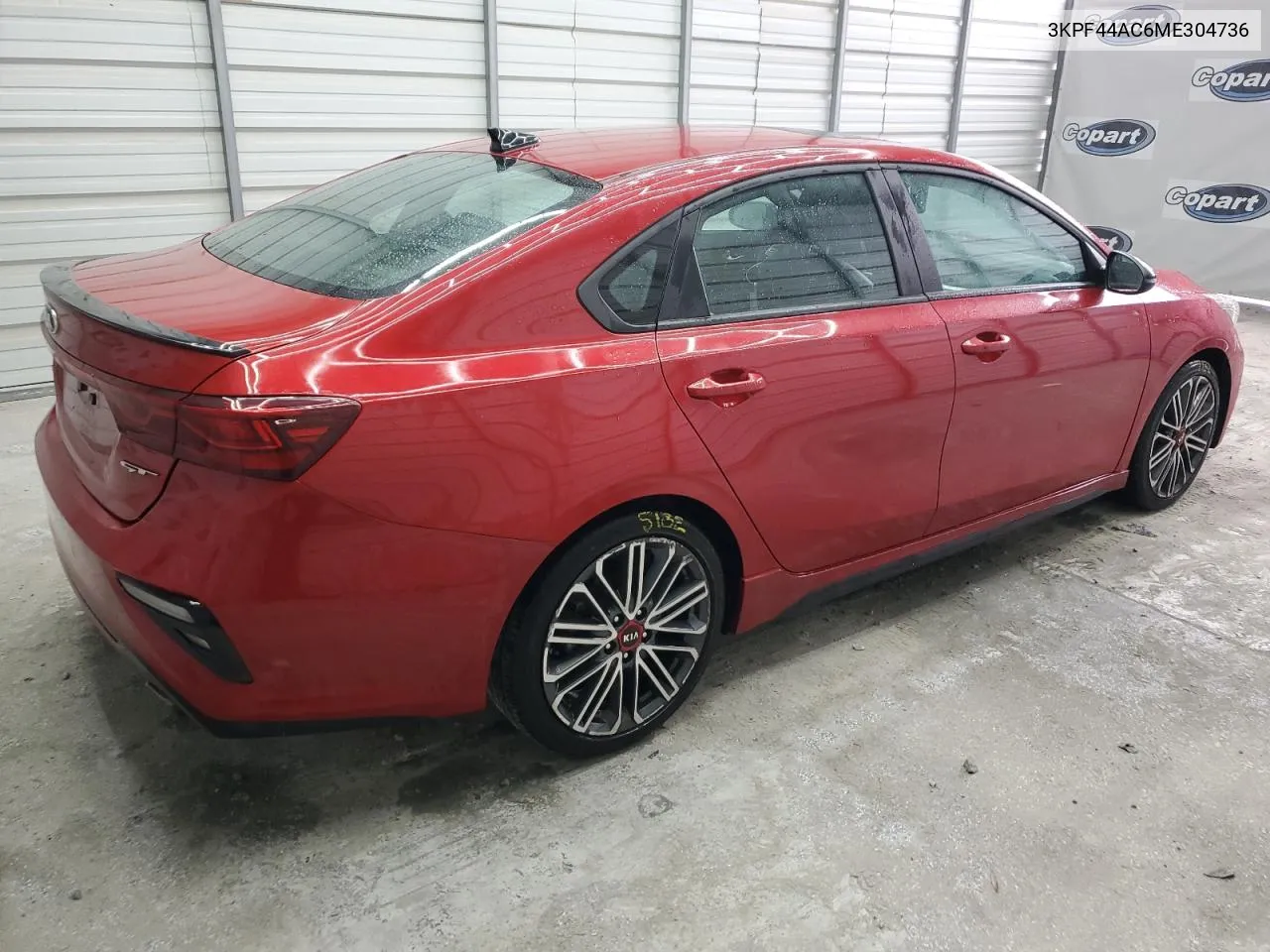 2021 Kia Forte Gt VIN: 3KPF44AC6ME304736 Lot: 79722644