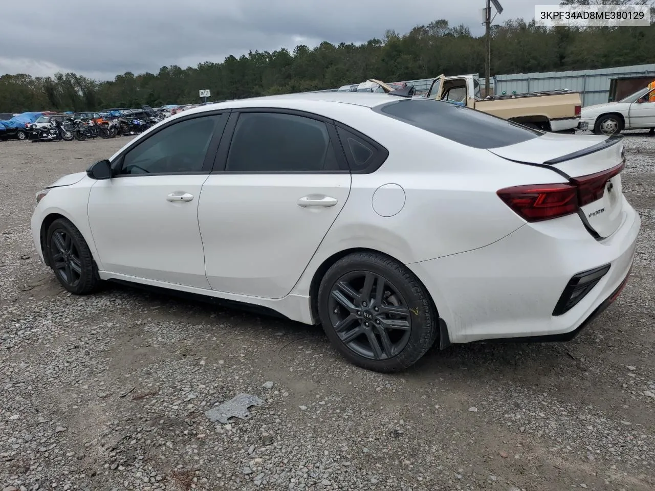 2021 Kia Forte Gt Line VIN: 3KPF34AD8ME380129 Lot: 79878254