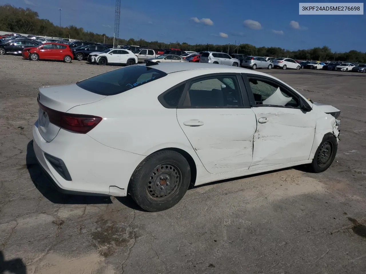 2021 Kia Forte Fe VIN: 3KPF24AD5ME276698 Lot: 79916494