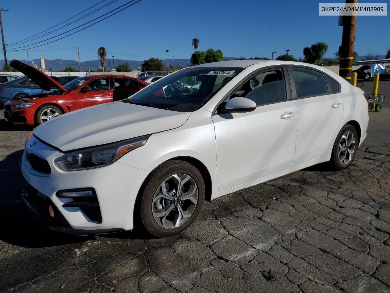 2021 Kia Forte Fe VIN: 3KPF24AD4ME403909 Lot: 79932514