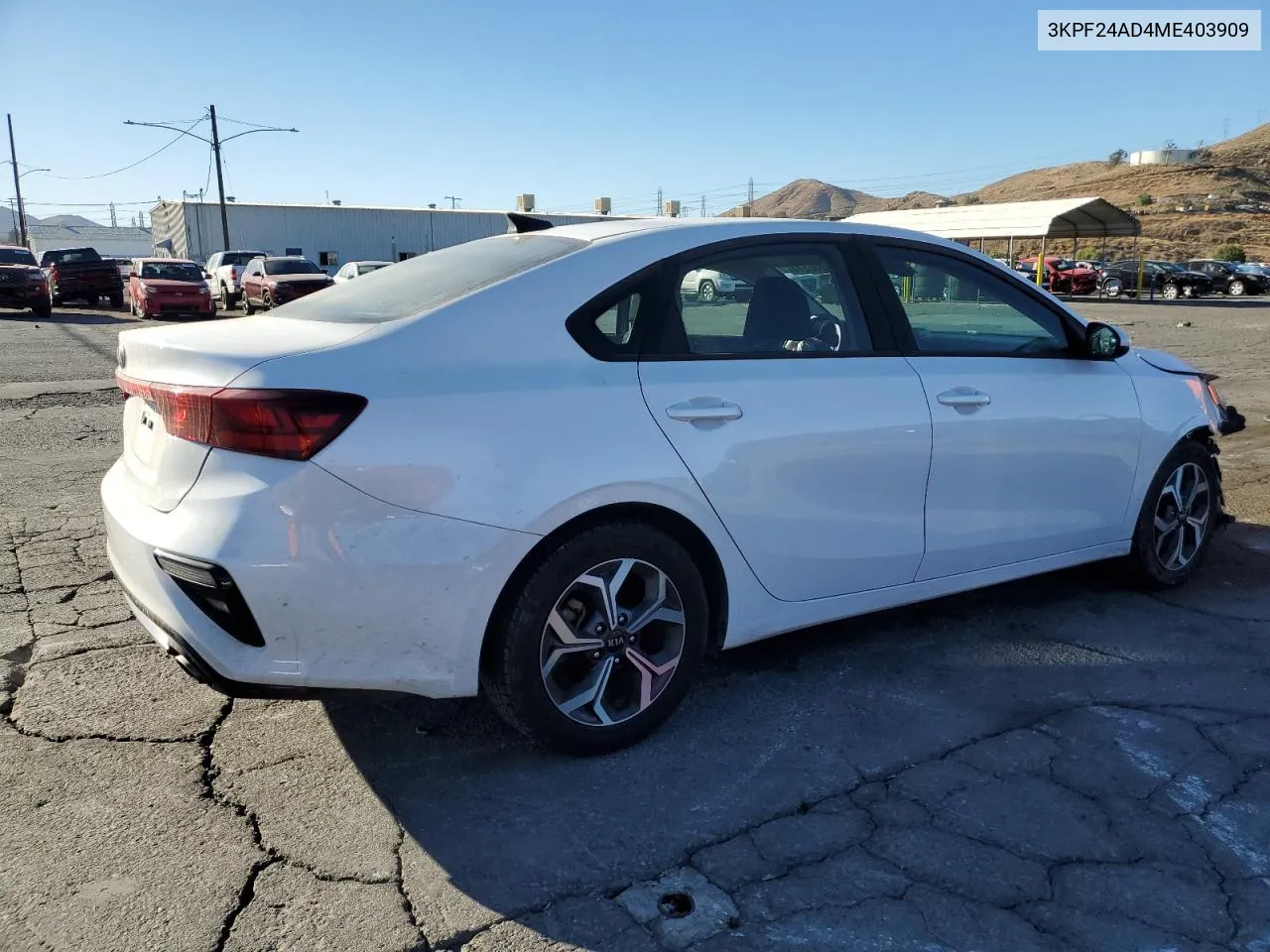 2021 Kia Forte Fe VIN: 3KPF24AD4ME403909 Lot: 79932514