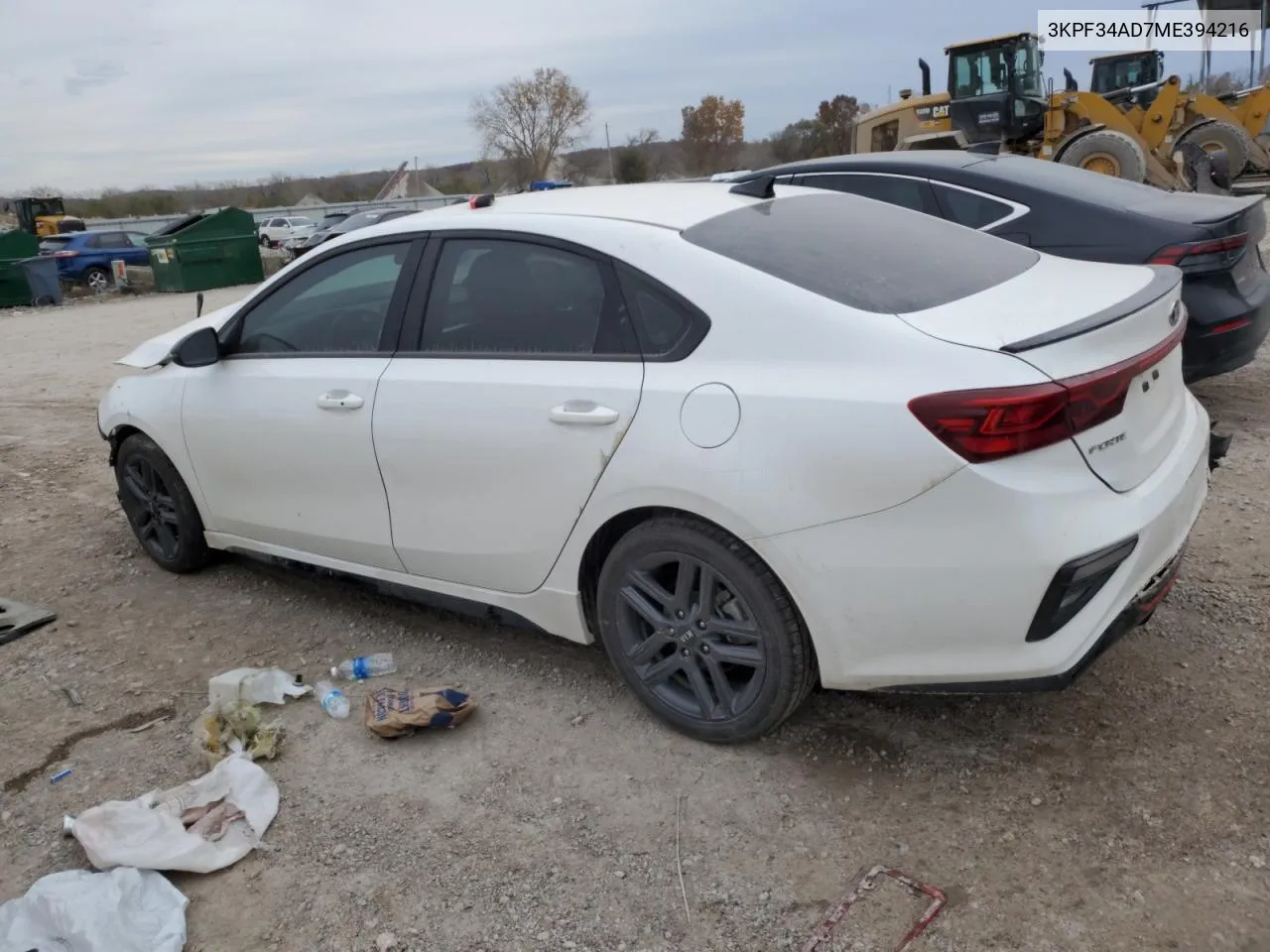 2021 Kia Forte Gt Line VIN: 3KPF34AD7ME394216 Lot: 79935714