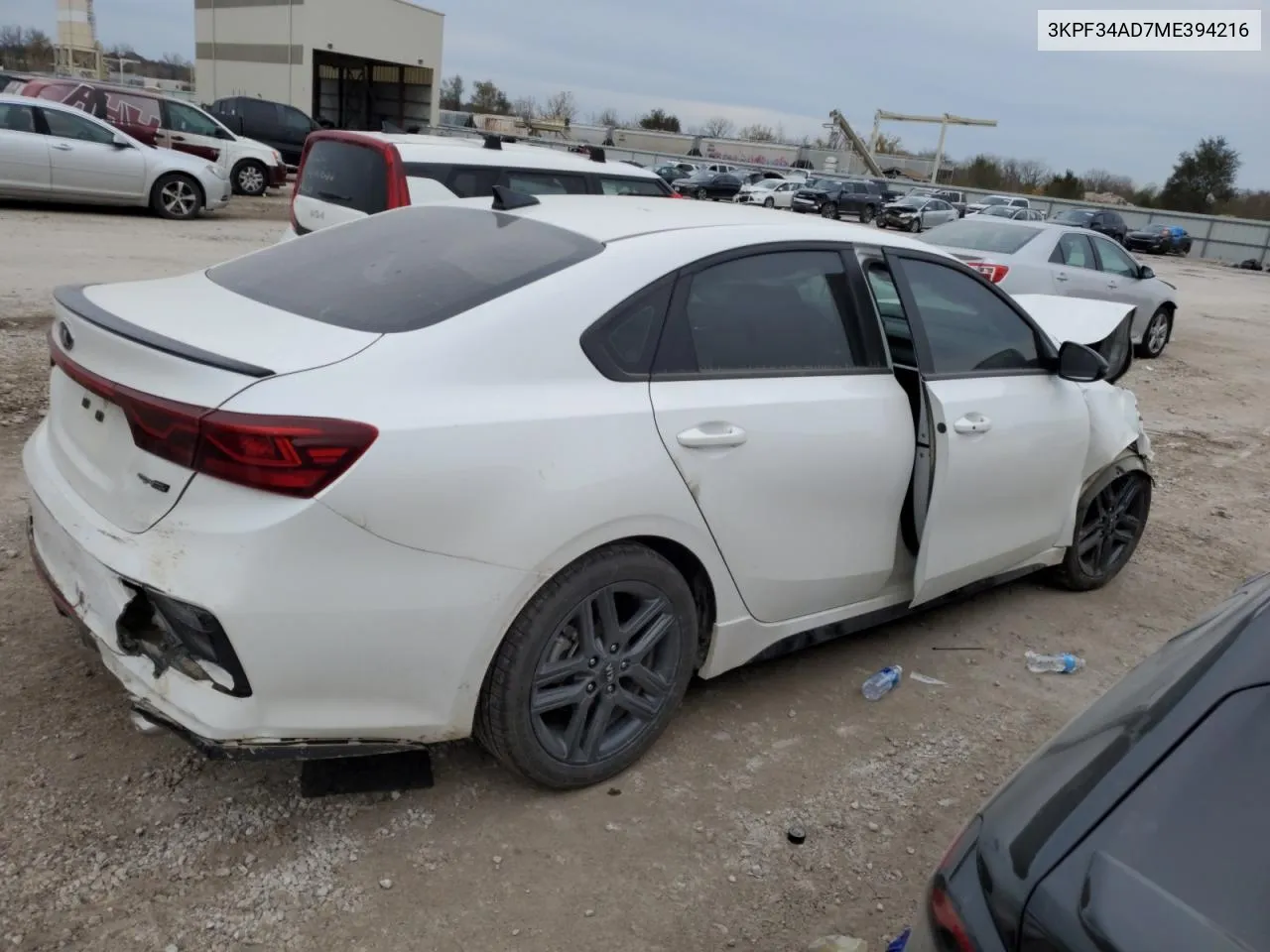 2021 Kia Forte Gt Line VIN: 3KPF34AD7ME394216 Lot: 79935714