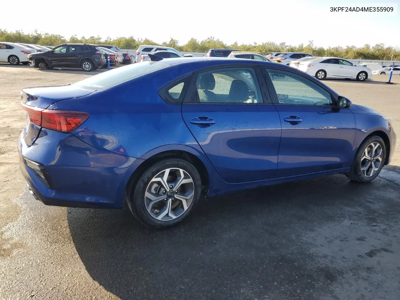 2021 Kia Forte Fe VIN: 3KPF24AD4ME355909 Lot: 80153674