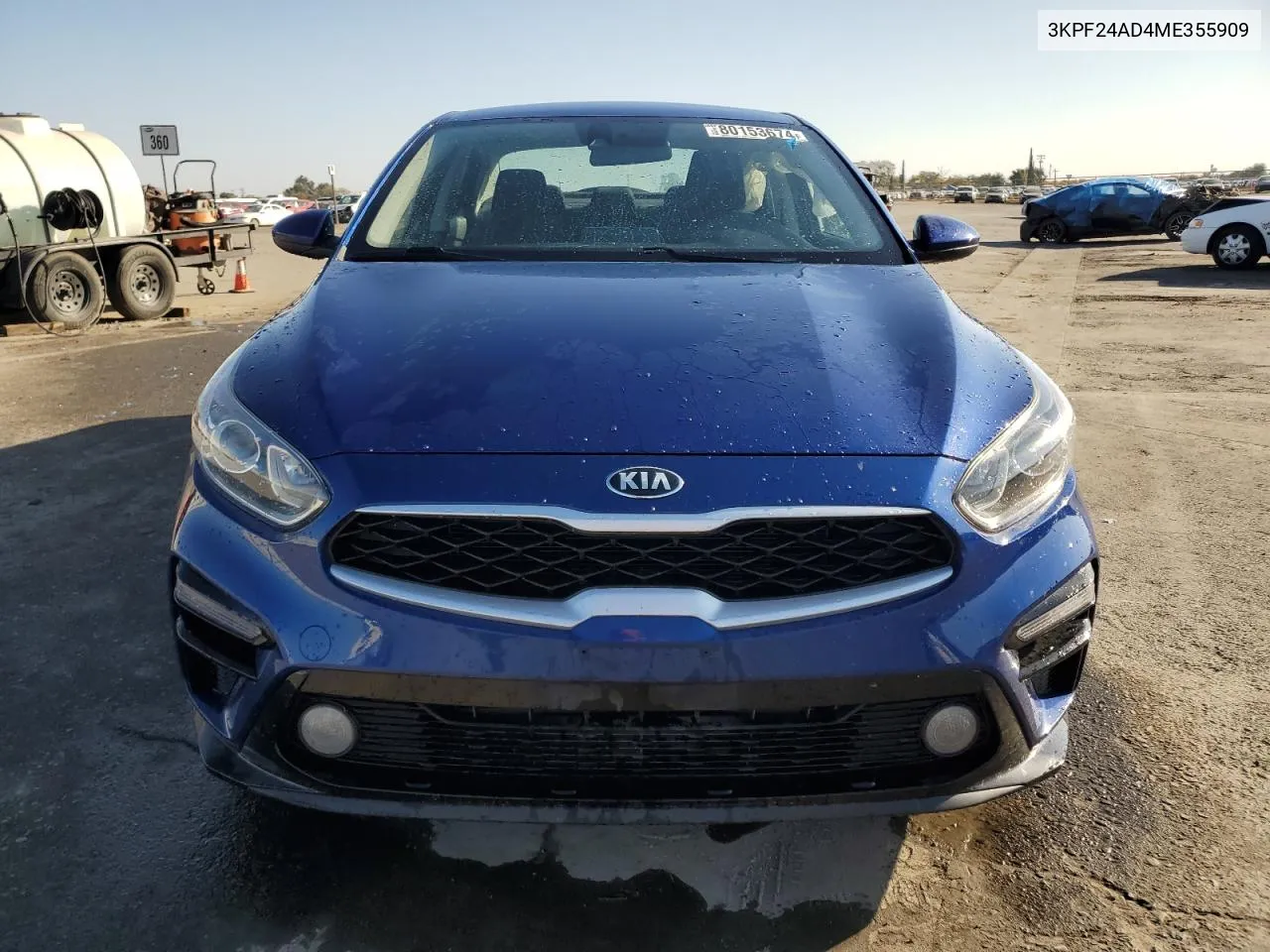 2021 Kia Forte Fe VIN: 3KPF24AD4ME355909 Lot: 80153674