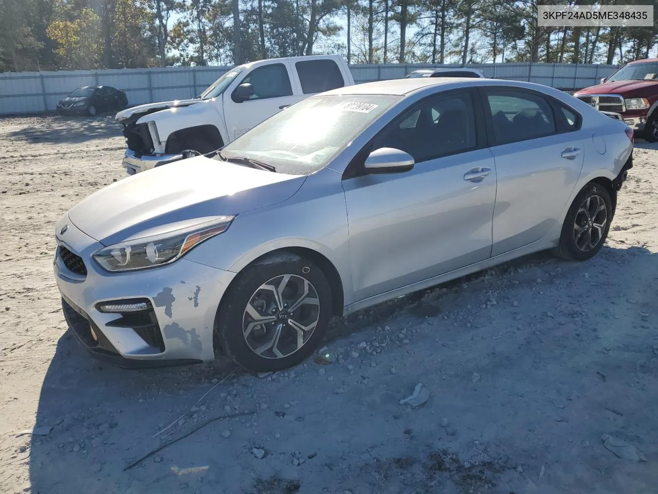 2021 Kia Forte Fe VIN: 3KPF24AD5ME348435 Lot: 80239104