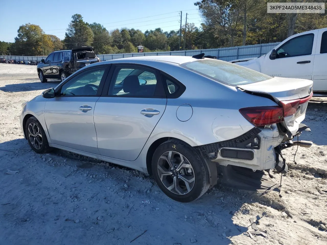 2021 Kia Forte Fe VIN: 3KPF24AD5ME348435 Lot: 80239104