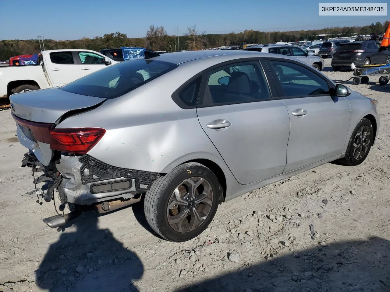 2021 Kia Forte Fe VIN: 3KPF24AD5ME348435 Lot: 80239104