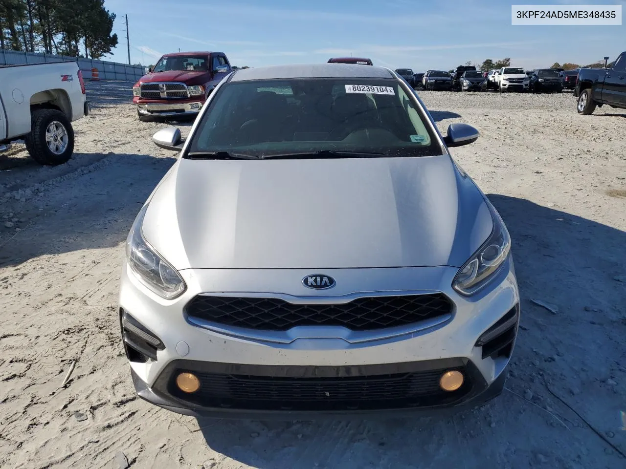 2021 Kia Forte Fe VIN: 3KPF24AD5ME348435 Lot: 80239104