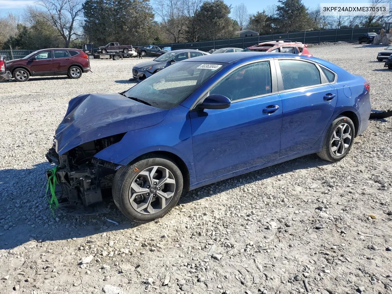 2021 Kia Forte Fe VIN: 3KPF24ADXME370513 Lot: 80363044