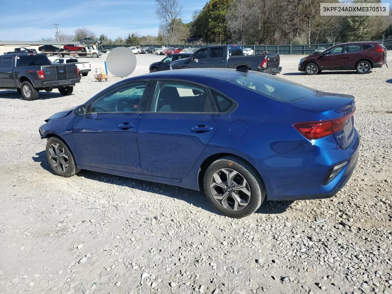 2021 Kia Forte Fe VIN: 3KPF24ADXME370513 Lot: 80363044