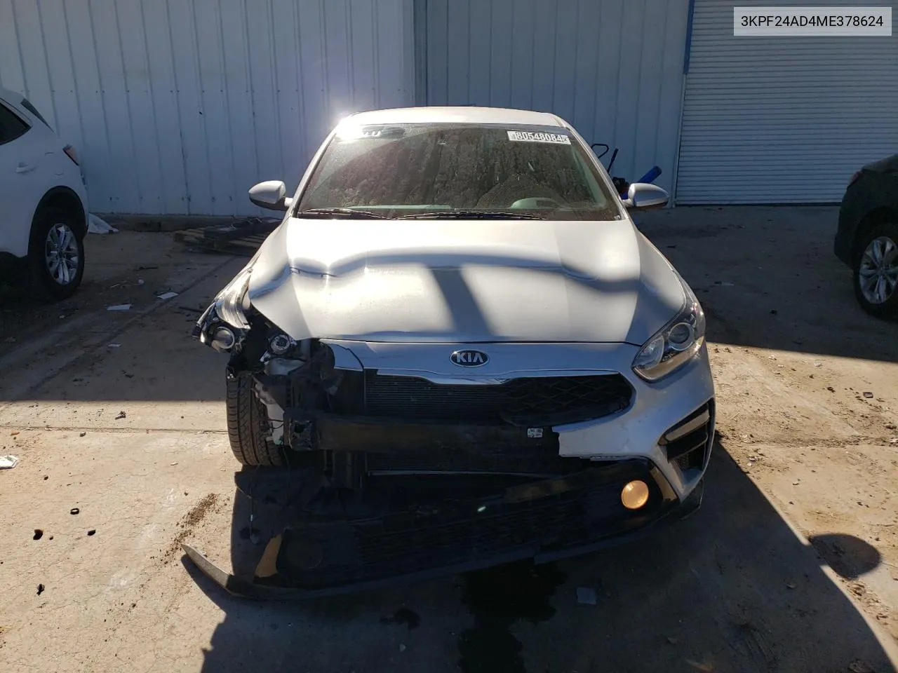 2021 Kia Forte Fe VIN: 3KPF24AD4ME378624 Lot: 80548084