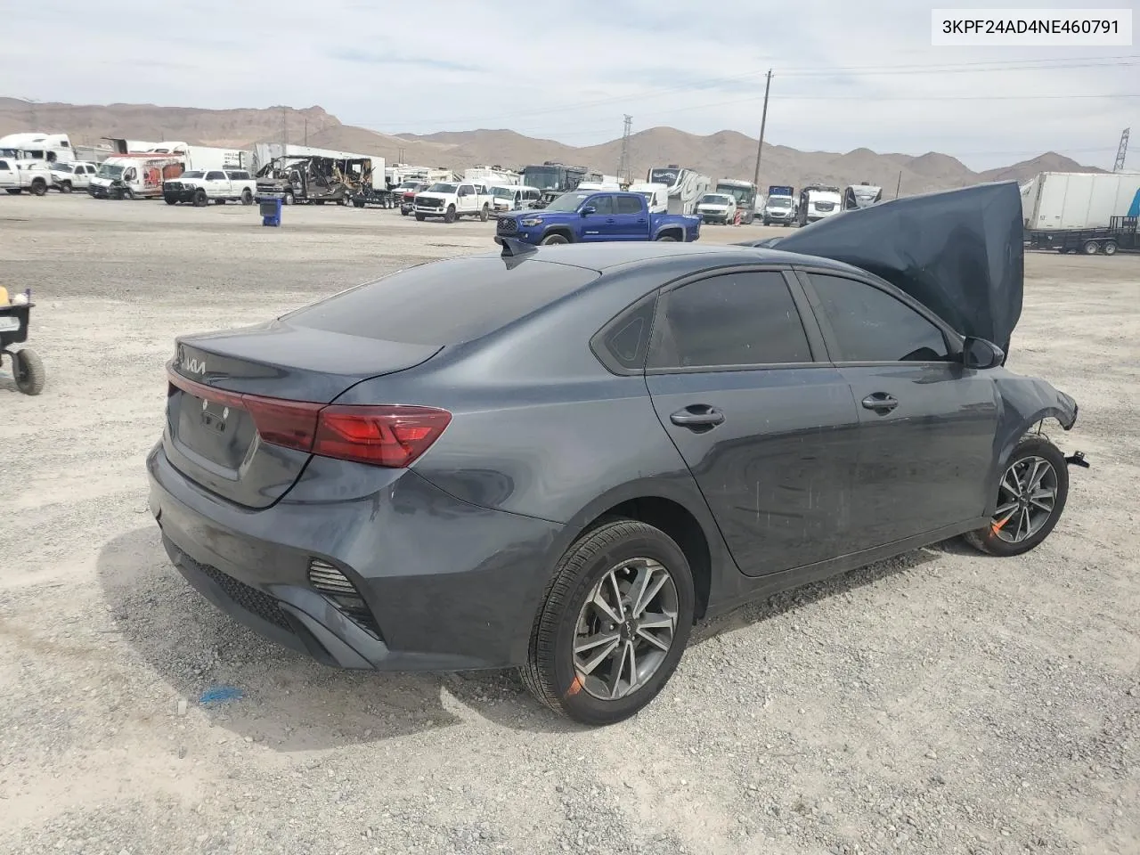 2022 Kia Forte Fe VIN: 3KPF24AD4NE460791 Lot: 51092054