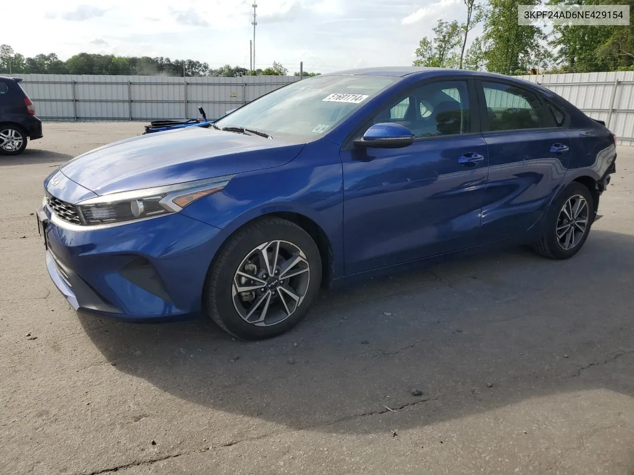 3KPF24AD6NE429154 2022 Kia Forte Fe