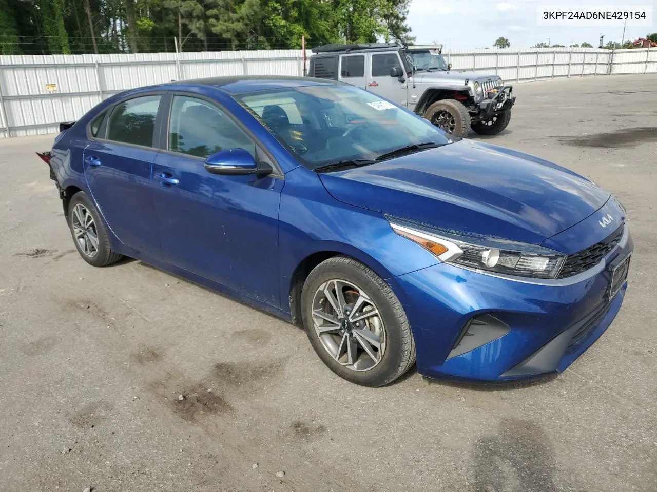 2022 Kia Forte Fe VIN: 3KPF24AD6NE429154 Lot: 51691714