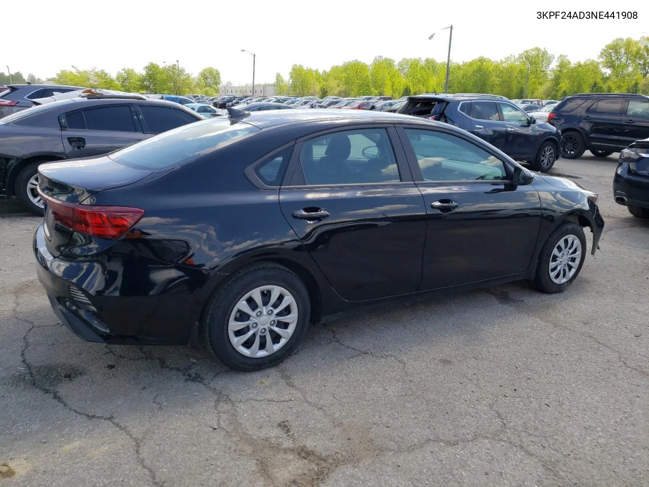 2022 Kia Forte Fe VIN: 3KPF24AD3NE441908 Lot: 51874754