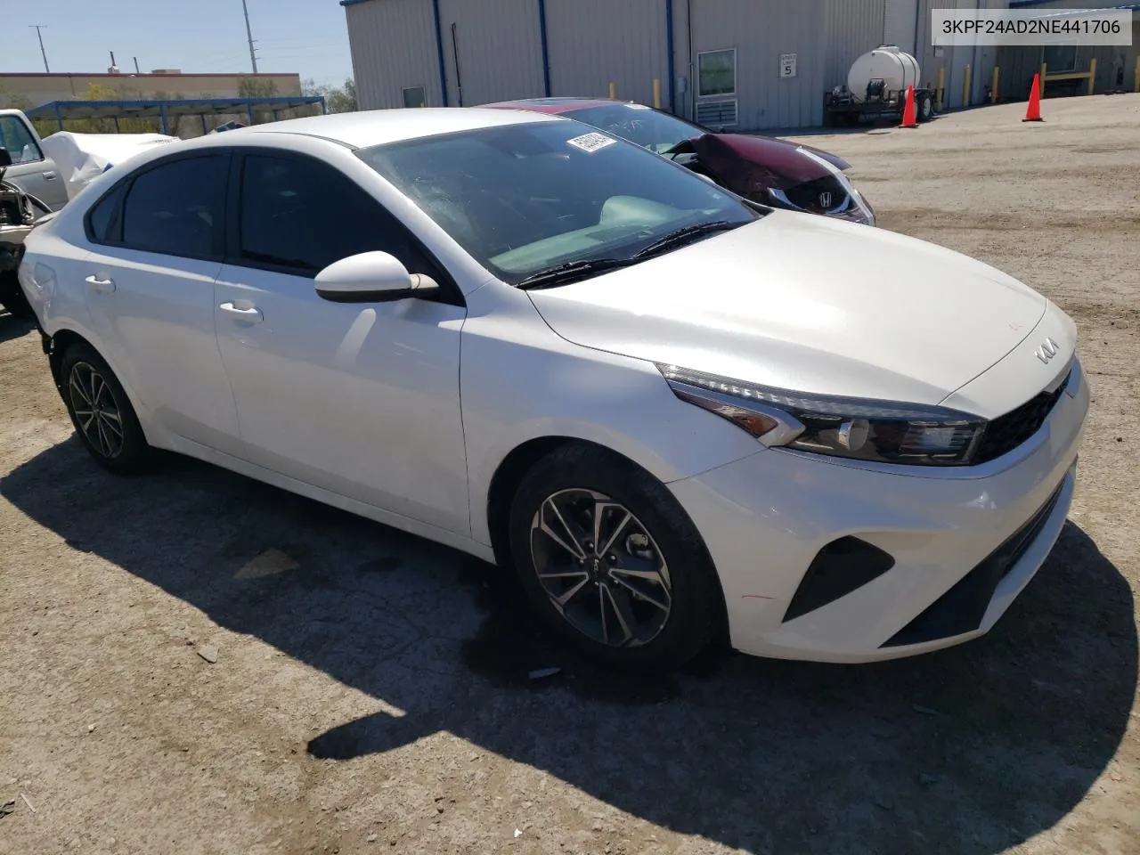 2022 Kia Forte Fe VIN: 3KPF24AD2NE441706 Lot: 52604294