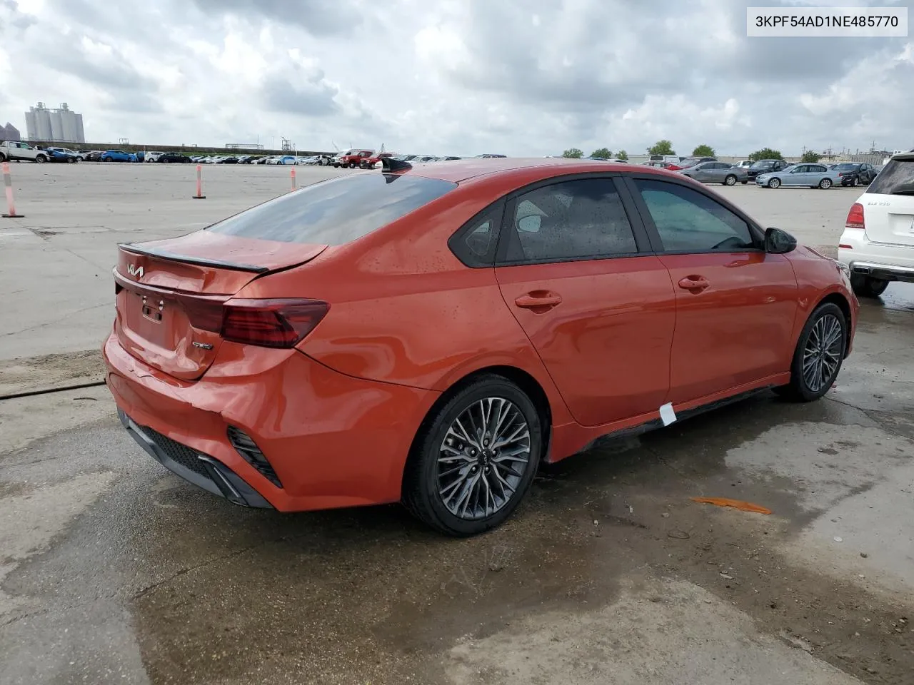 2022 Kia Forte Gt Line VIN: 3KPF54AD1NE485770 Lot: 53690064