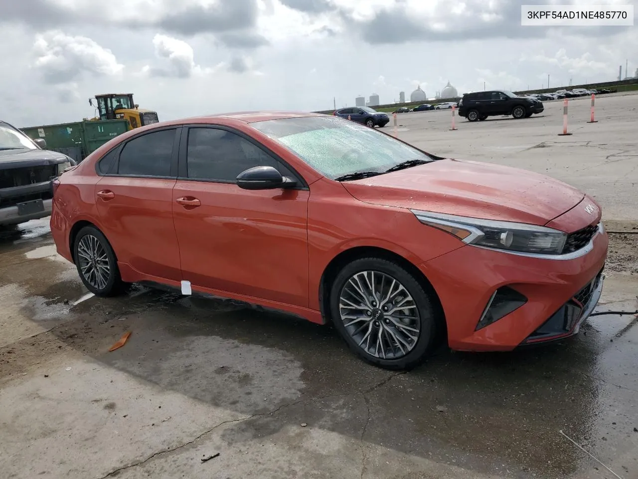 2022 Kia Forte Gt Line VIN: 3KPF54AD1NE485770 Lot: 53690064