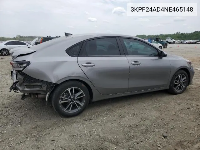 2022 Kia Forte Fe VIN: 3KPF24AD4NE465148 Lot: 55271224