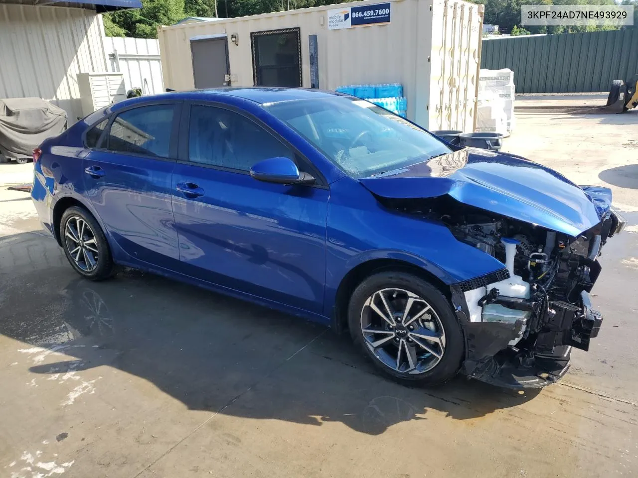 2022 Kia Forte Fe VIN: 3KPF24AD7NE493929 Lot: 55873324