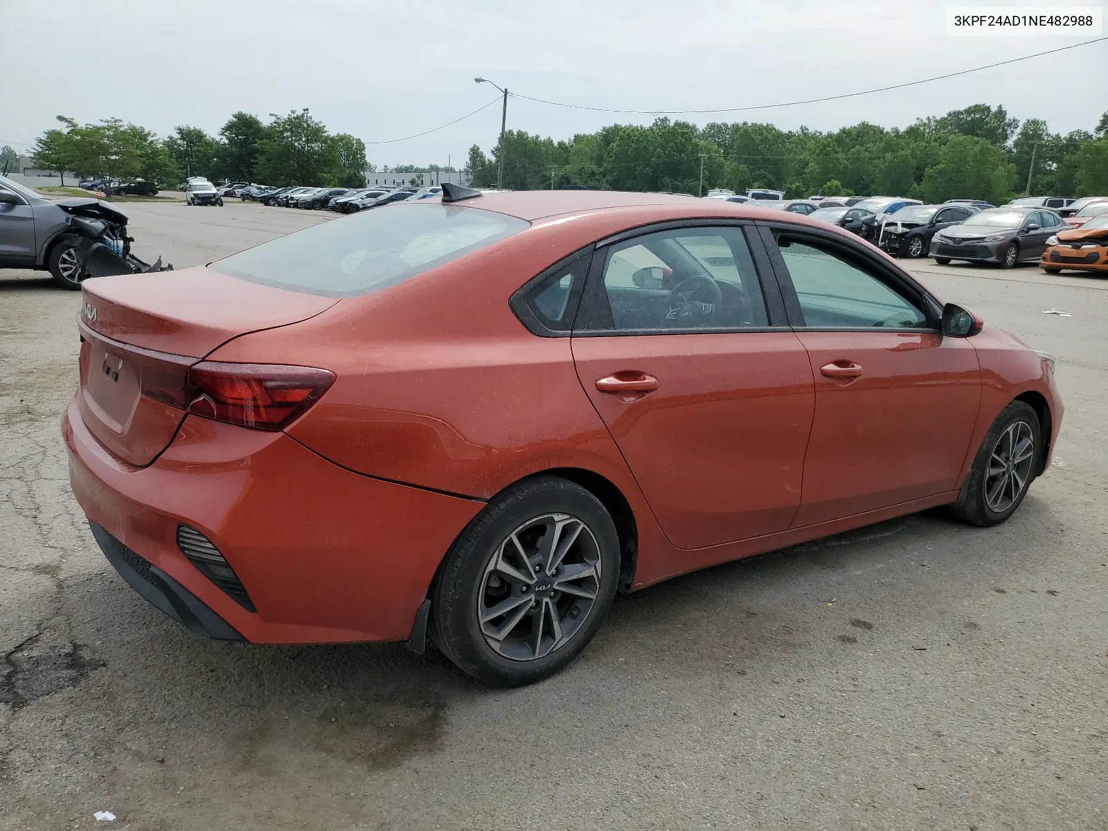 2022 Kia Forte Fe VIN: 3KPF24AD1NE482988 Lot: 58940724