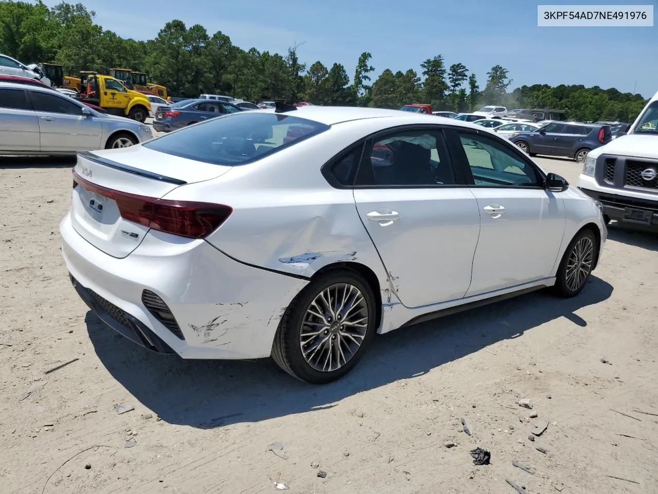 2022 Kia Forte Gt Line VIN: 3KPF54AD7NE491976 Lot: 60398184