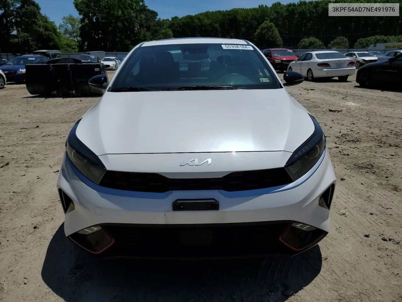 2022 Kia Forte Gt Line VIN: 3KPF54AD7NE491976 Lot: 60398184