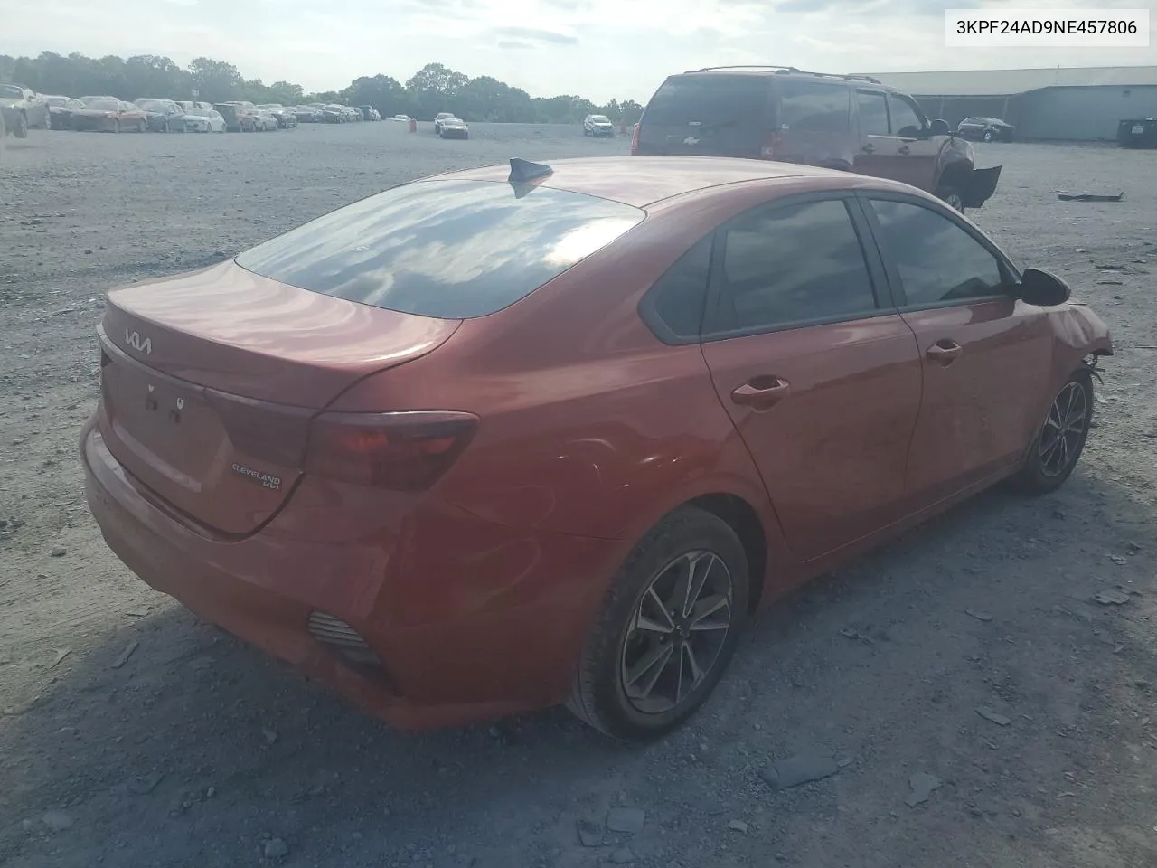 2022 Kia Forte Fe VIN: 3KPF24AD9NE457806 Lot: 61280804