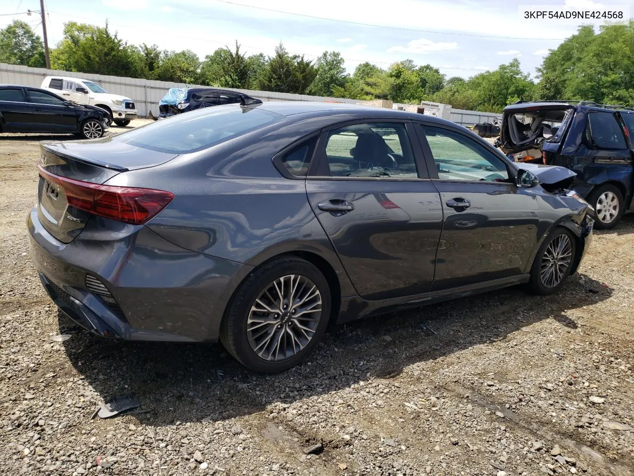 3KPF54AD9NE424568 2022 Kia Forte Gt Line