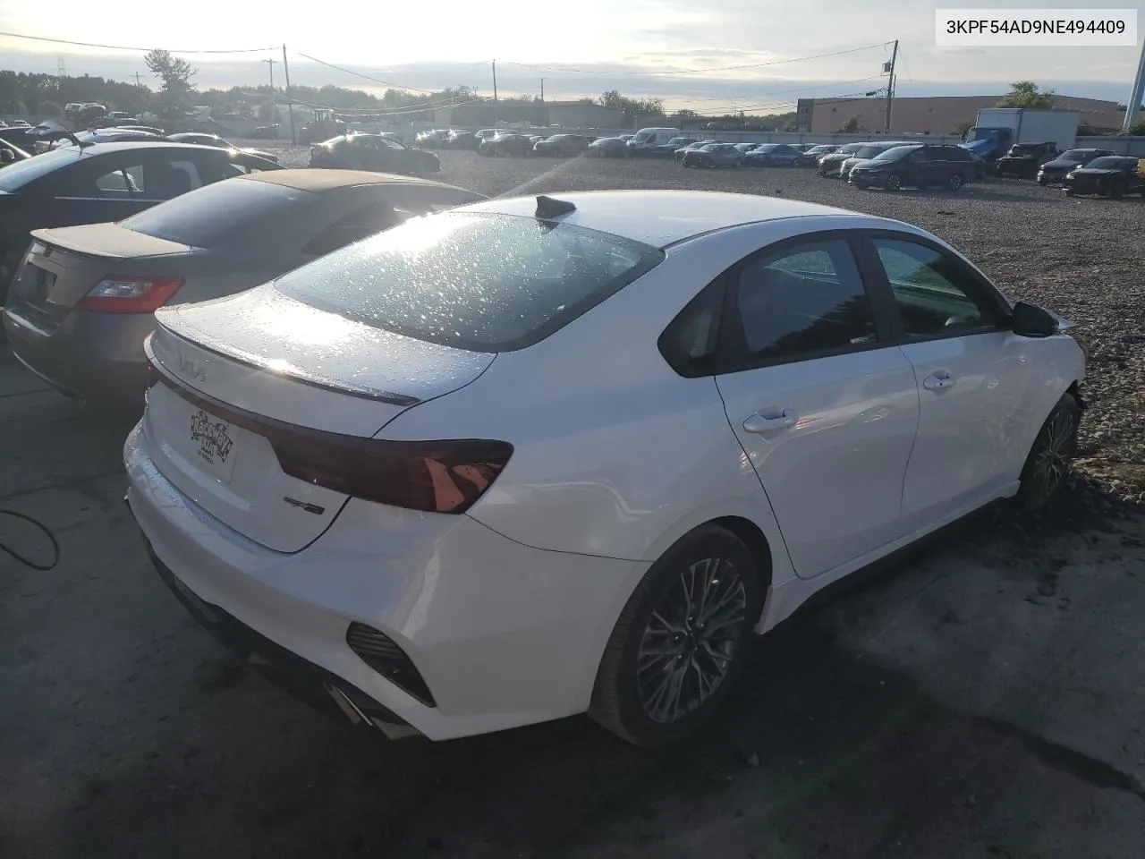 3KPF54AD9NE494409 2022 Kia Forte Gt Line