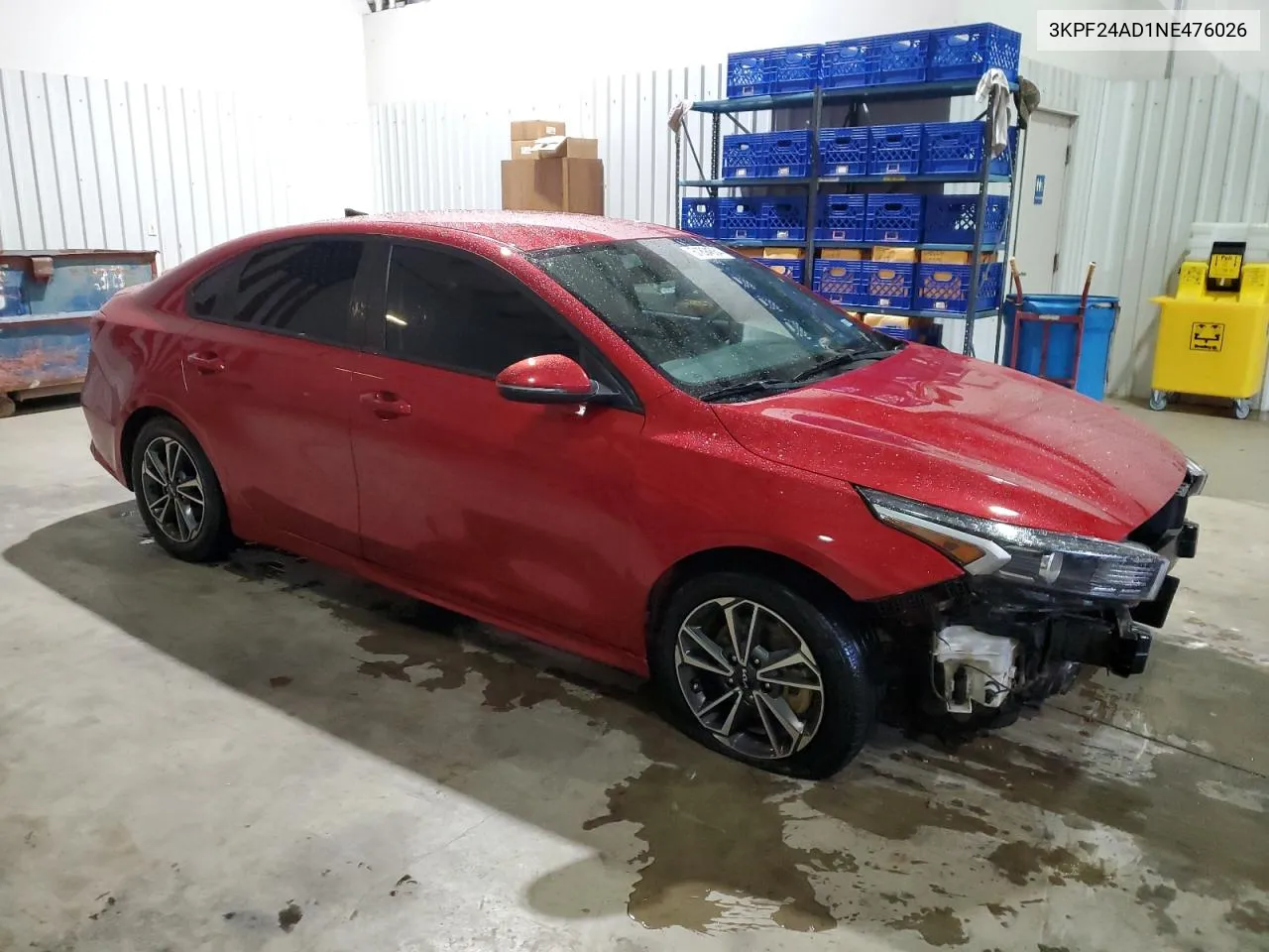 2022 Kia Forte Fe VIN: 3KPF24AD1NE476026 Lot: 61894564