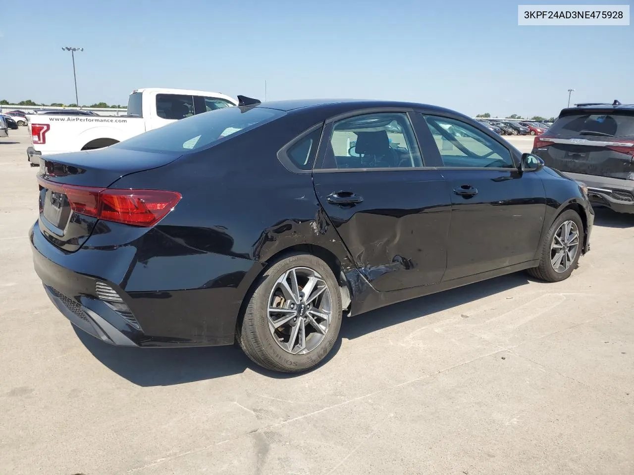 2022 Kia Forte Fe VIN: 3KPF24AD3NE475928 Lot: 62839594