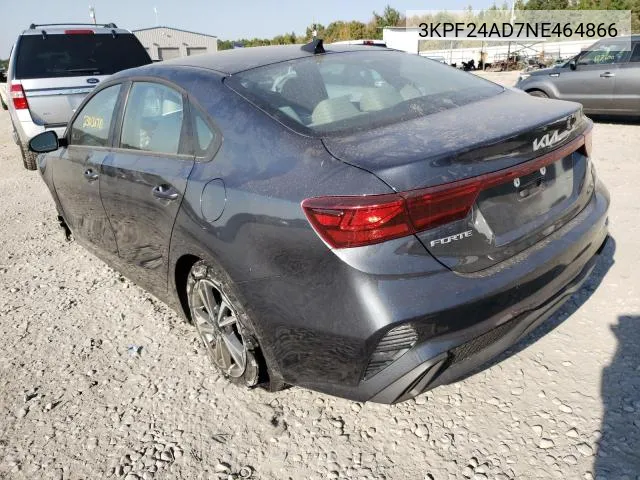 2022 Kia Forte Fe VIN: 3KPF24AD7NE464866 Lot: 63017224