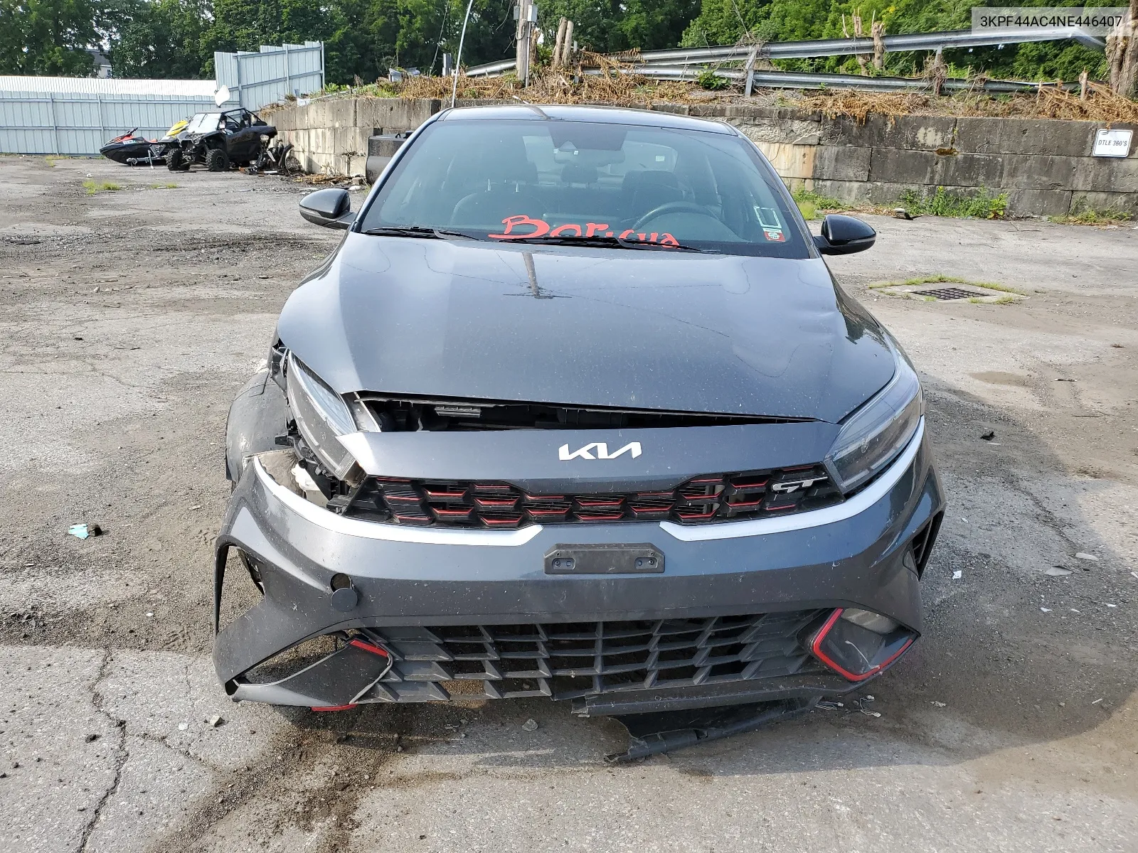 2022 Kia Forte Gt VIN: 3KPF44AC4NE446407 Lot: 63622524