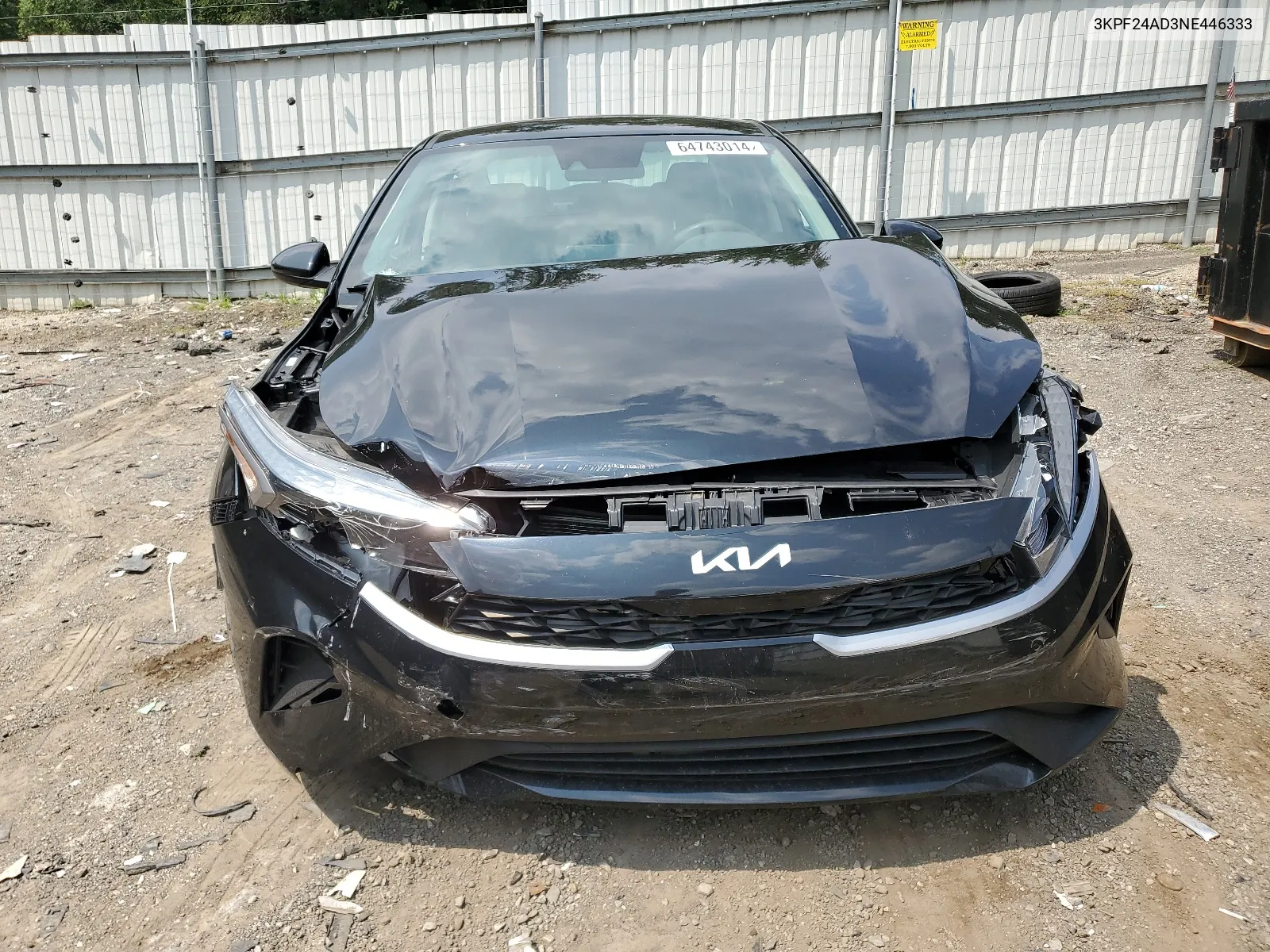 3KPF24AD3NE446333 2022 Kia Forte Fe