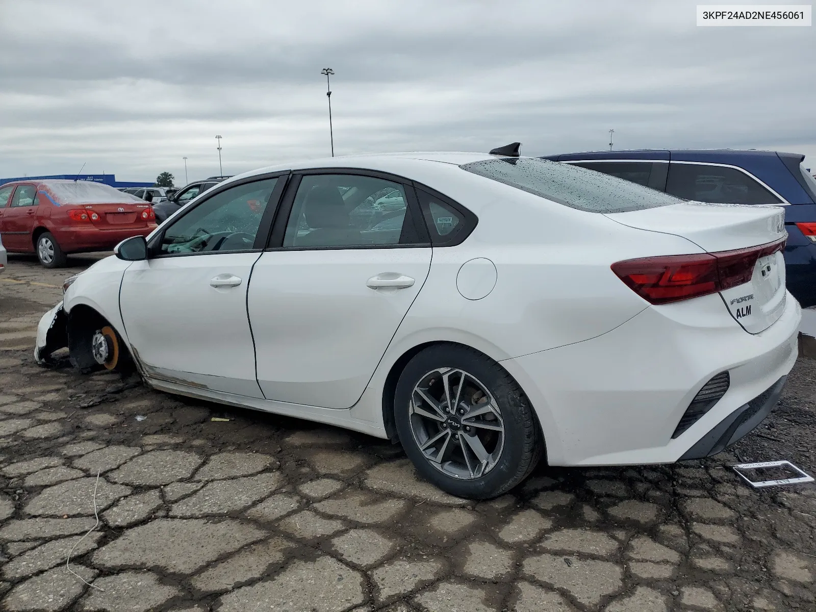 2022 Kia Forte Fe VIN: 3KPF24AD2NE456061 Lot: 64853544