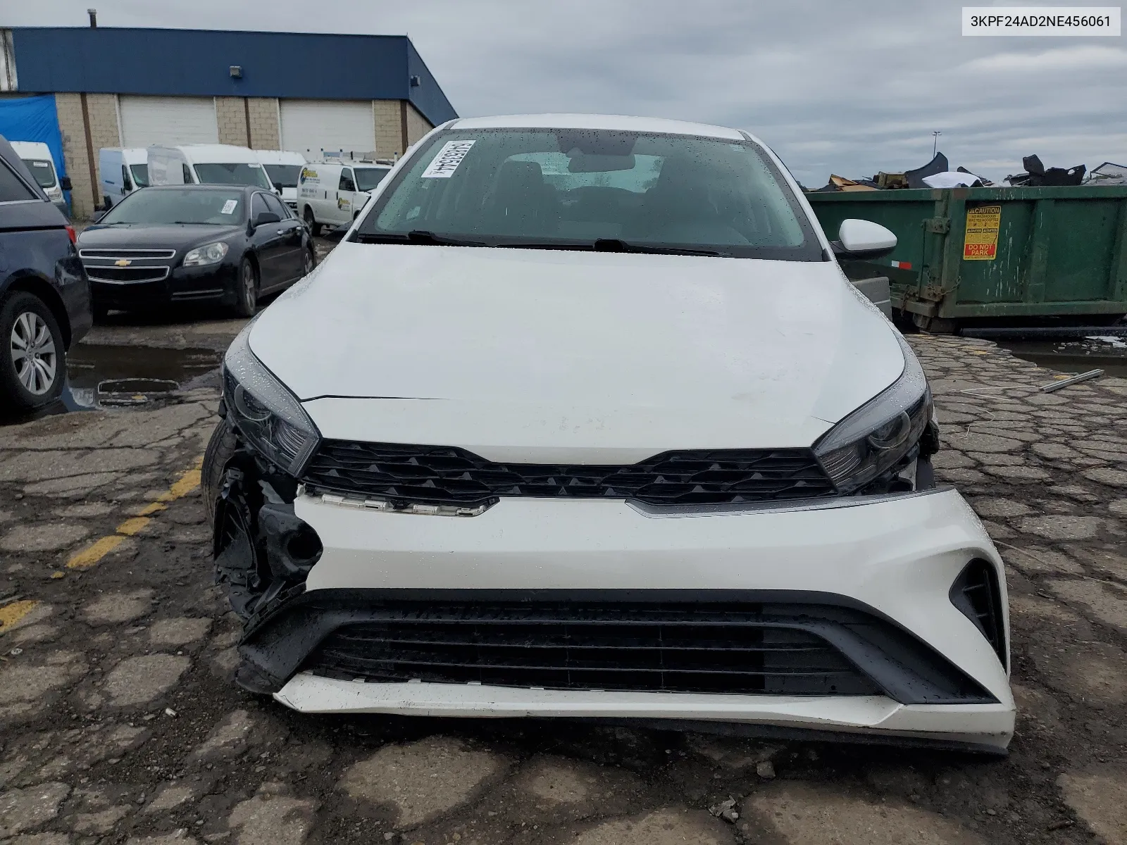 2022 Kia Forte Fe VIN: 3KPF24AD2NE456061 Lot: 64853544