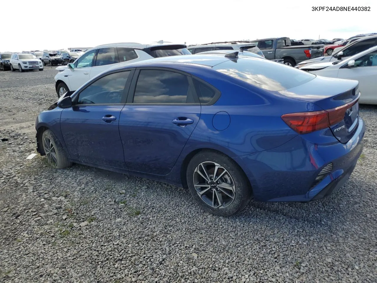 2022 Kia Forte Fe VIN: 3KPF24AD8NE440382 Lot: 65399144