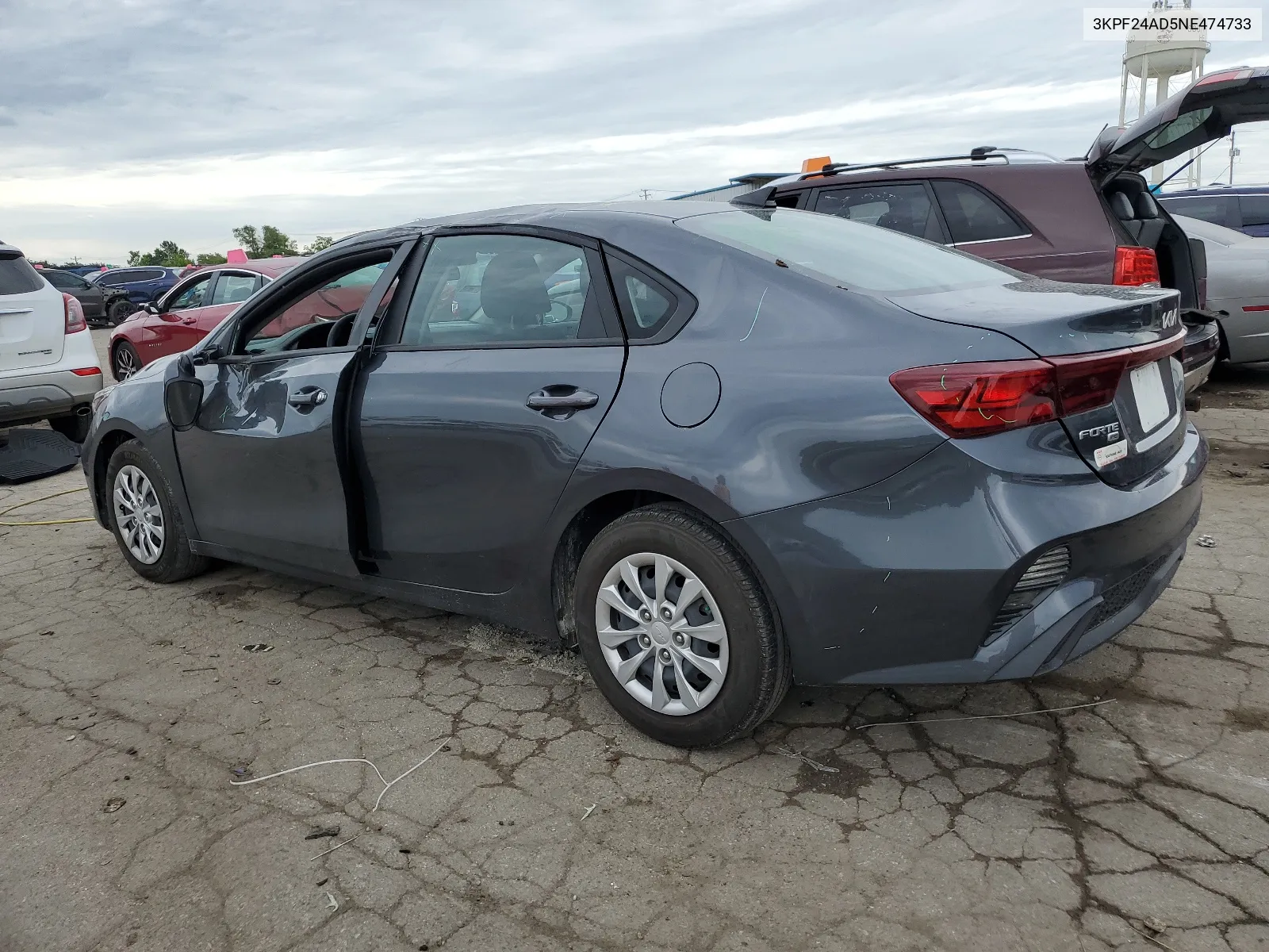 2022 Kia Forte Fe VIN: 3KPF24AD5NE474733 Lot: 65446704