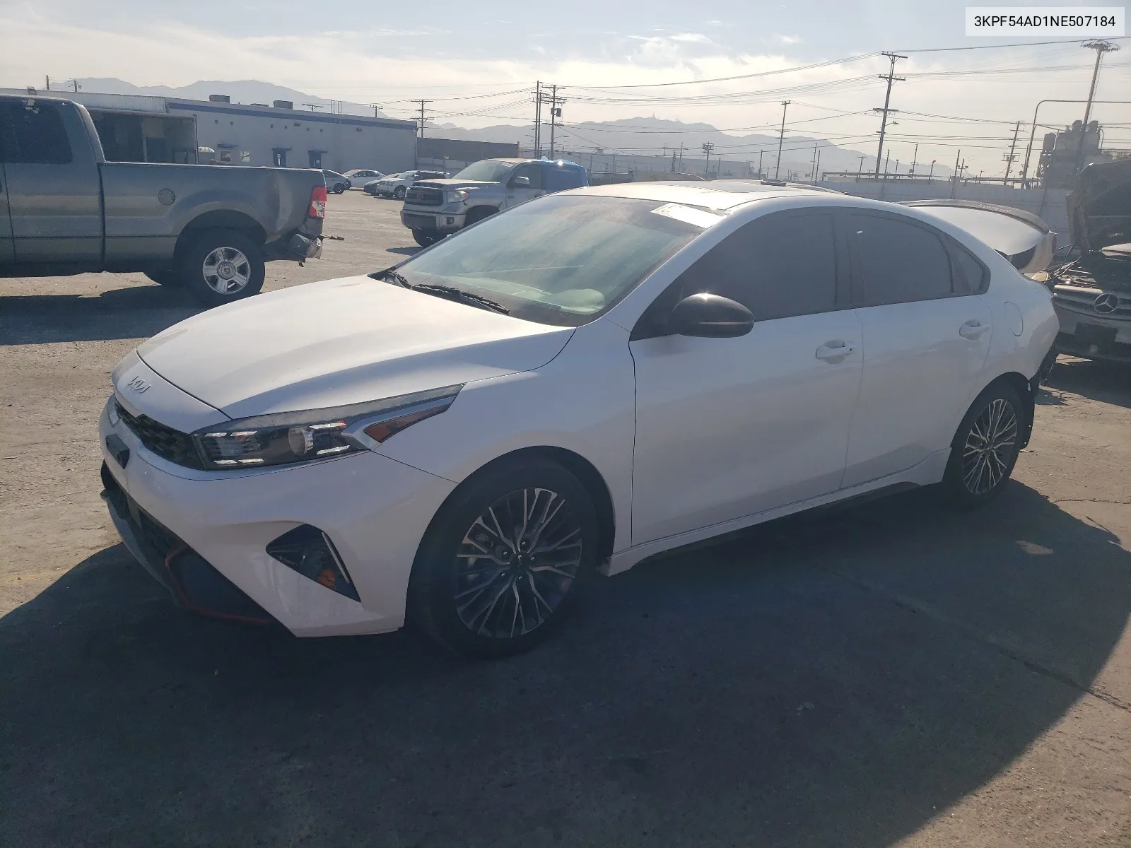 2022 Kia Forte Gt Line VIN: 3KPF54AD1NE507184 Lot: 65806464