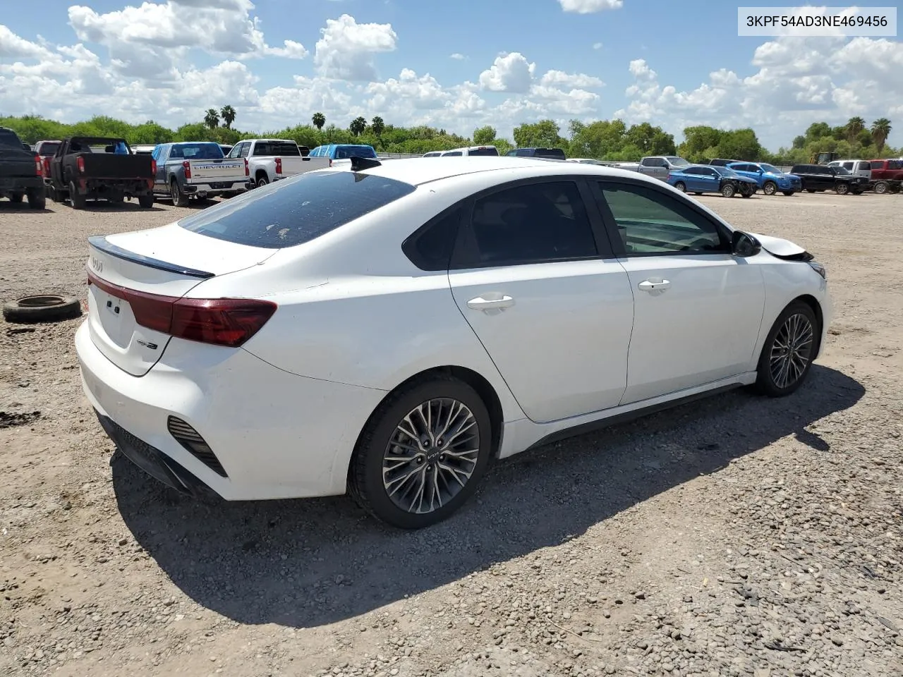 2022 Kia Forte Gt Line VIN: 3KPF54AD3NE469456 Lot: 66030984