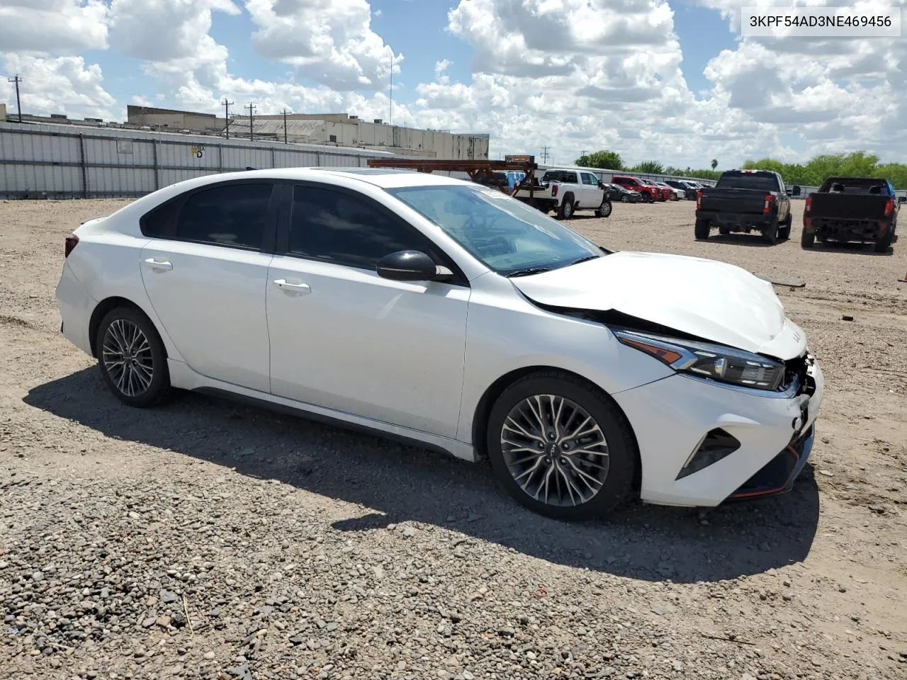 2022 Kia Forte Gt Line VIN: 3KPF54AD3NE469456 Lot: 66030984