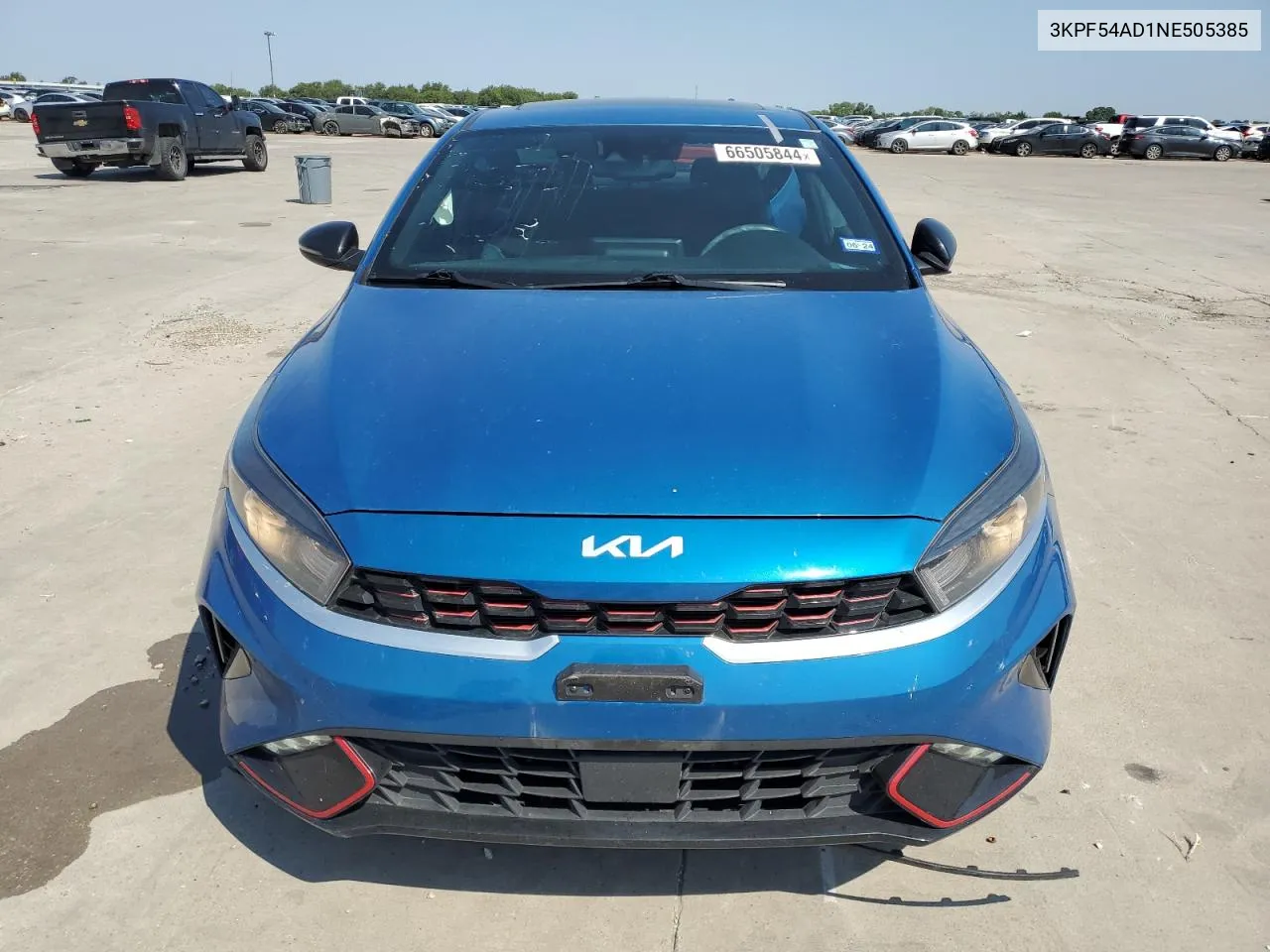 3KPF54AD1NE505385 2022 Kia Forte Gt Line