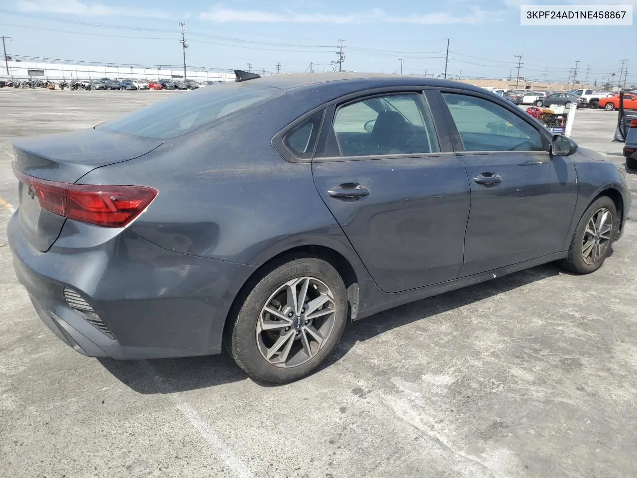 2022 Kia Forte Fe VIN: 3KPF24AD1NE458867 Lot: 66621944